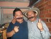 Aqui Mi compadre y locutor de RADIO DISCO MOVIL CRISTAL Jesus Garcia y su servidor Artemio Angoa adelantandonos a las fiestas patrias !!!! jajajaja !!!!